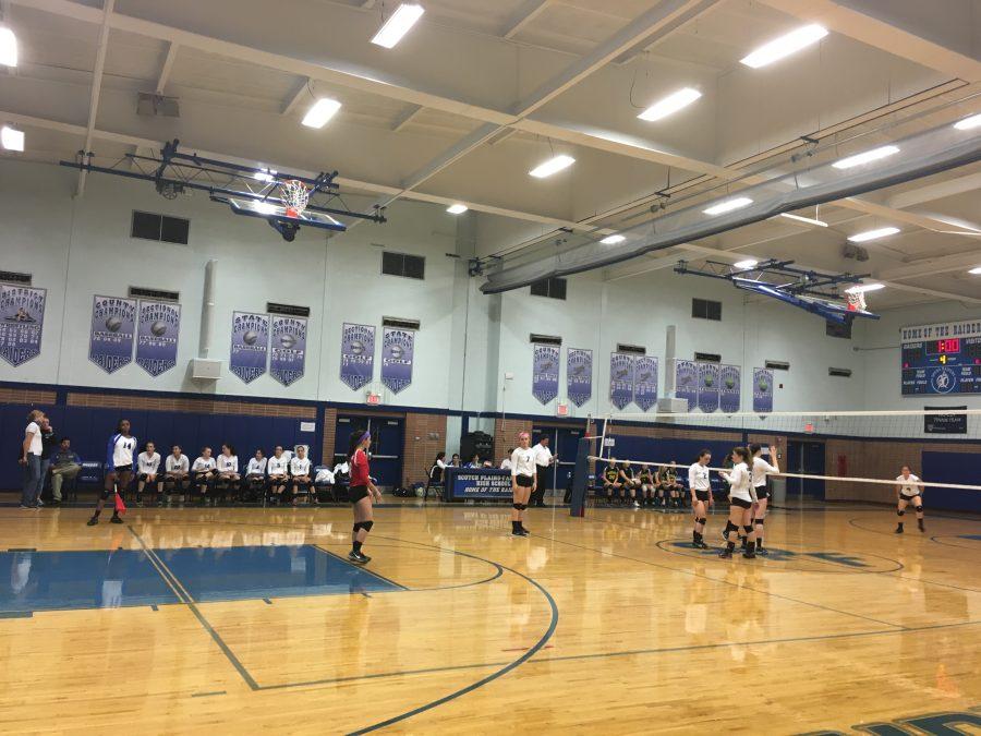 Girls Volleyball gains a win against Montgomery after tight sets