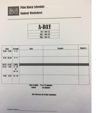 Scotch Plains - Fanwood High School prepares for the pilot block scheduling