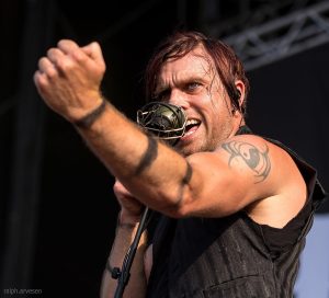 Three Days Grace performing at the River City Rockfest at the AT&T Center in San Antonio, Texas on May 27, 2017.

Photo courtesy of Ralph Arvesen.
