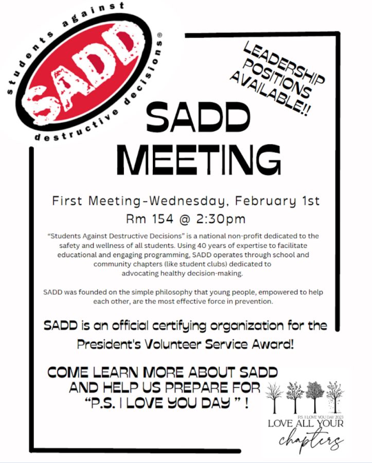 SADD+Holds+First+Club+Meeting+to+Kick+Off+February