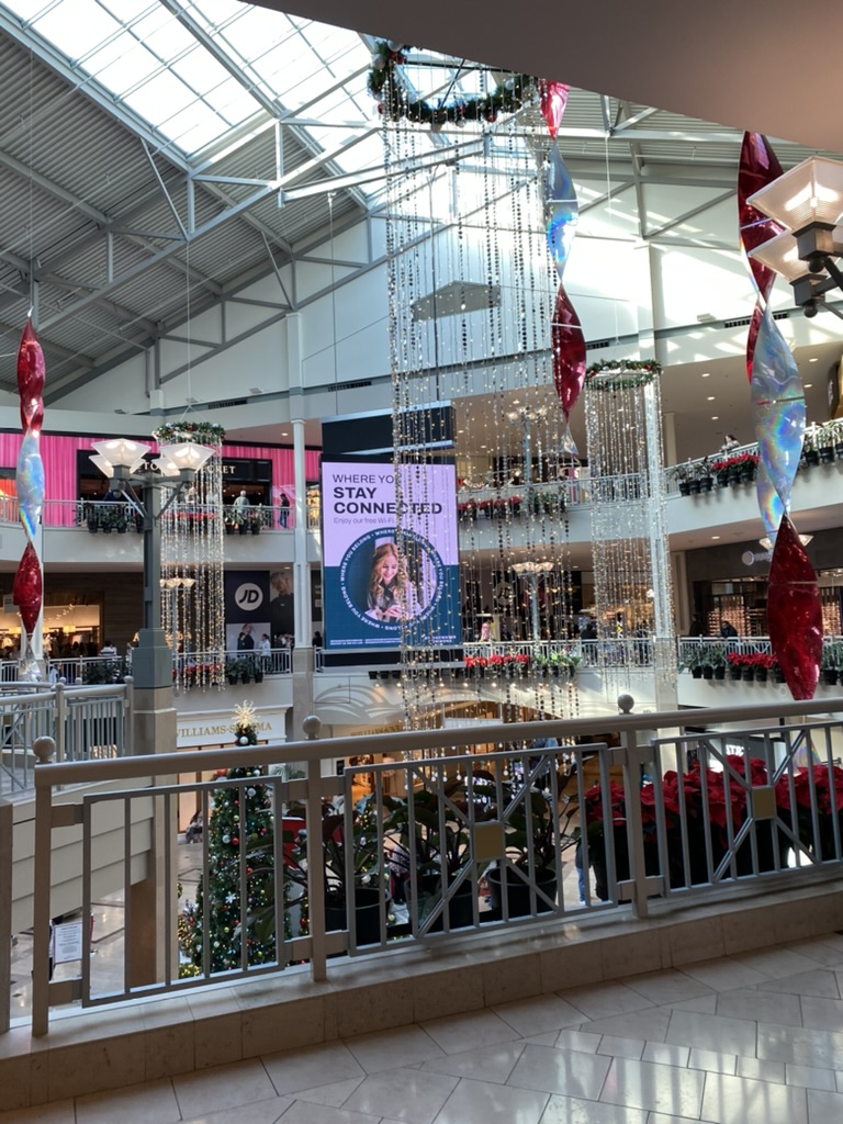 The Bridgewater Commons mall is full of customers for Black Friday. In the past, there used to be a higher incentive for in-person shopping than there is now. 