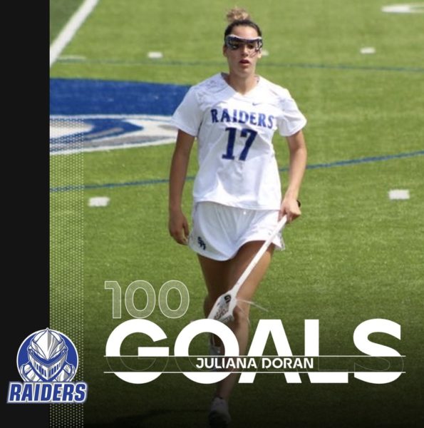 Junior Juliana Doran Reaches 100 Goal Milestone for Girls Lacrosse