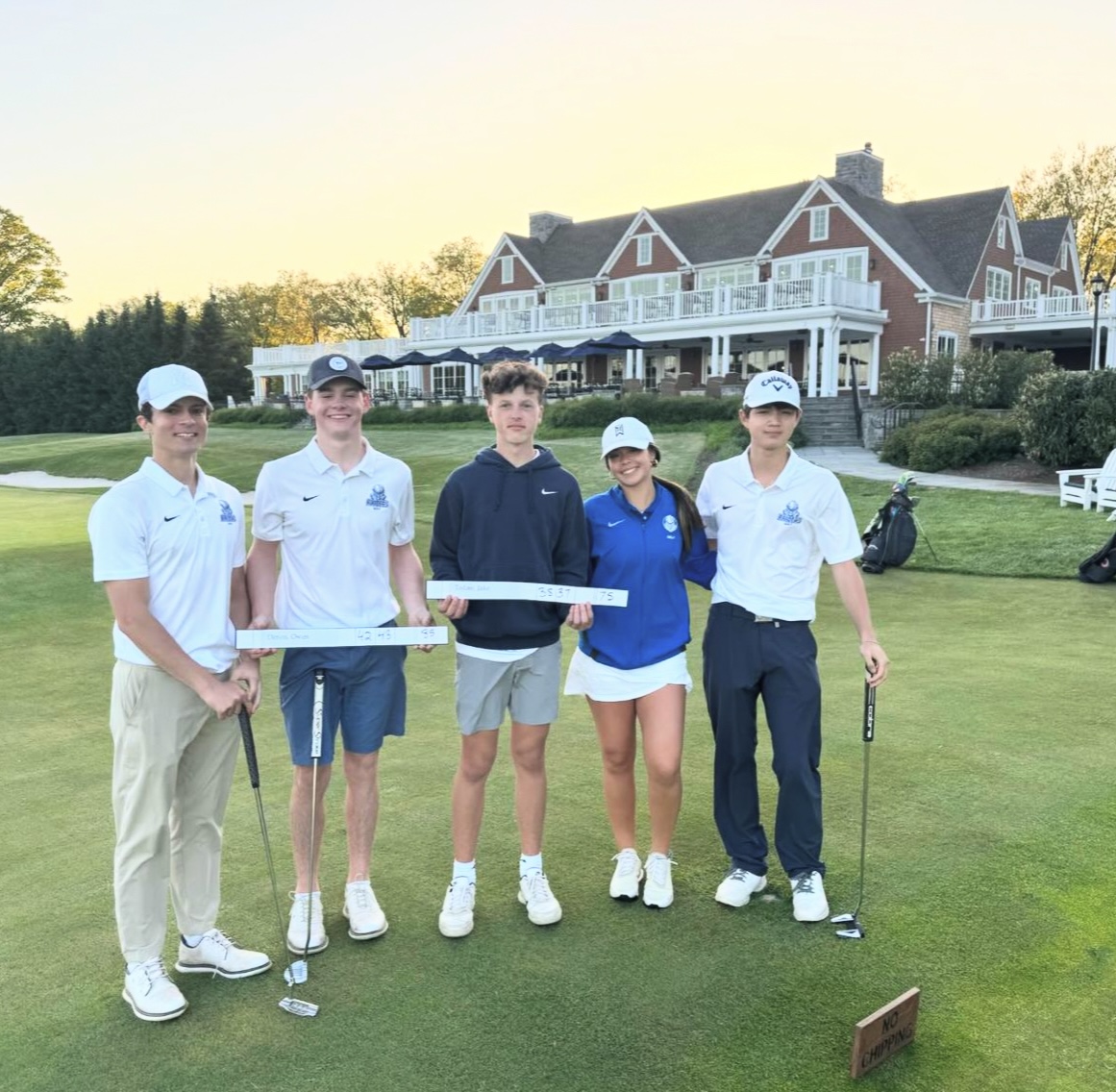 The+Scotch+Plains-Fanwood+high+school+golf+team+poses+for+a+picture+after+the+Union+County+Championship+on+Wednesday%2C+May+1.+The+team+earned+fifth+place+as+Todaro+finished+third+overall.