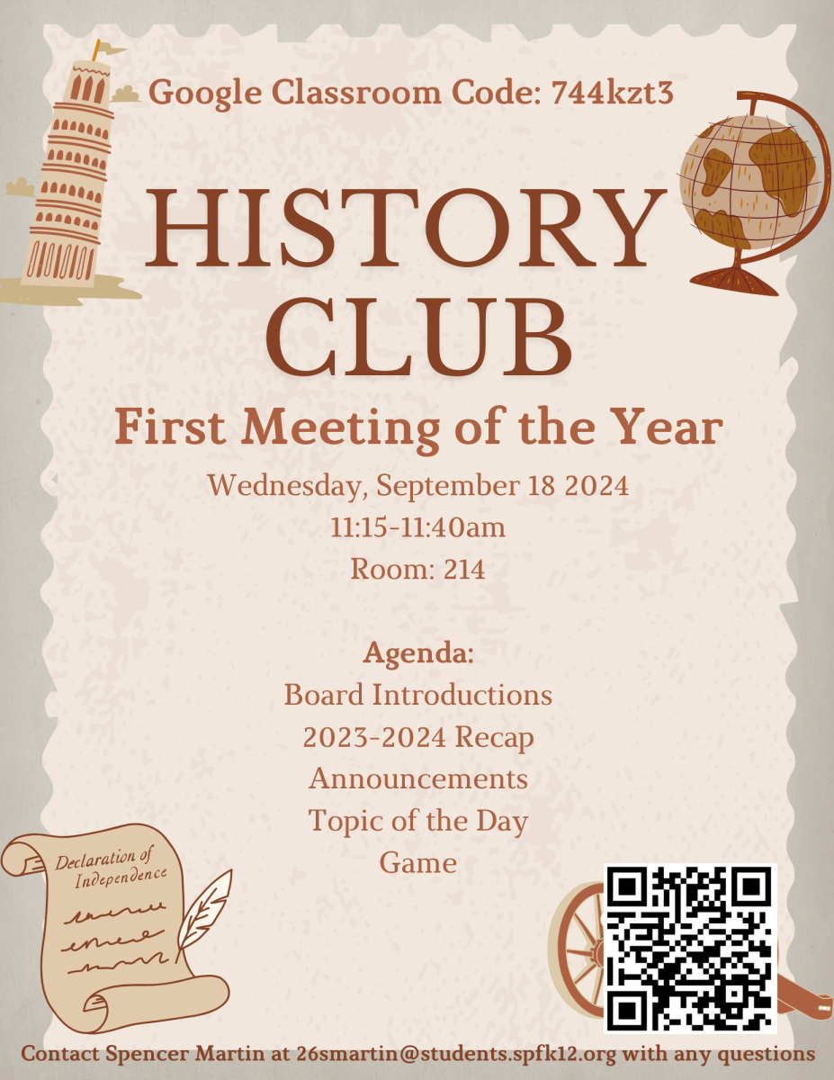 History Club Hosts First Meeting of New School Year