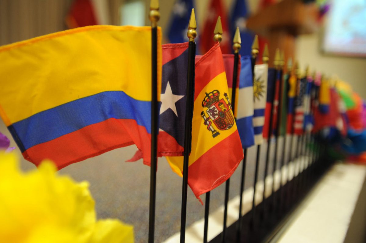 These are the flags of various Hispanic countries. Many students and staff are from these Hispanic countries, making Hispanic Heritage Month important to recognize at SPFHS. 