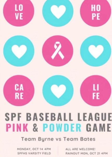 Navigation to Story: Byrne and Bates to Head Pink & Powder Baseball Game on Oct. 14