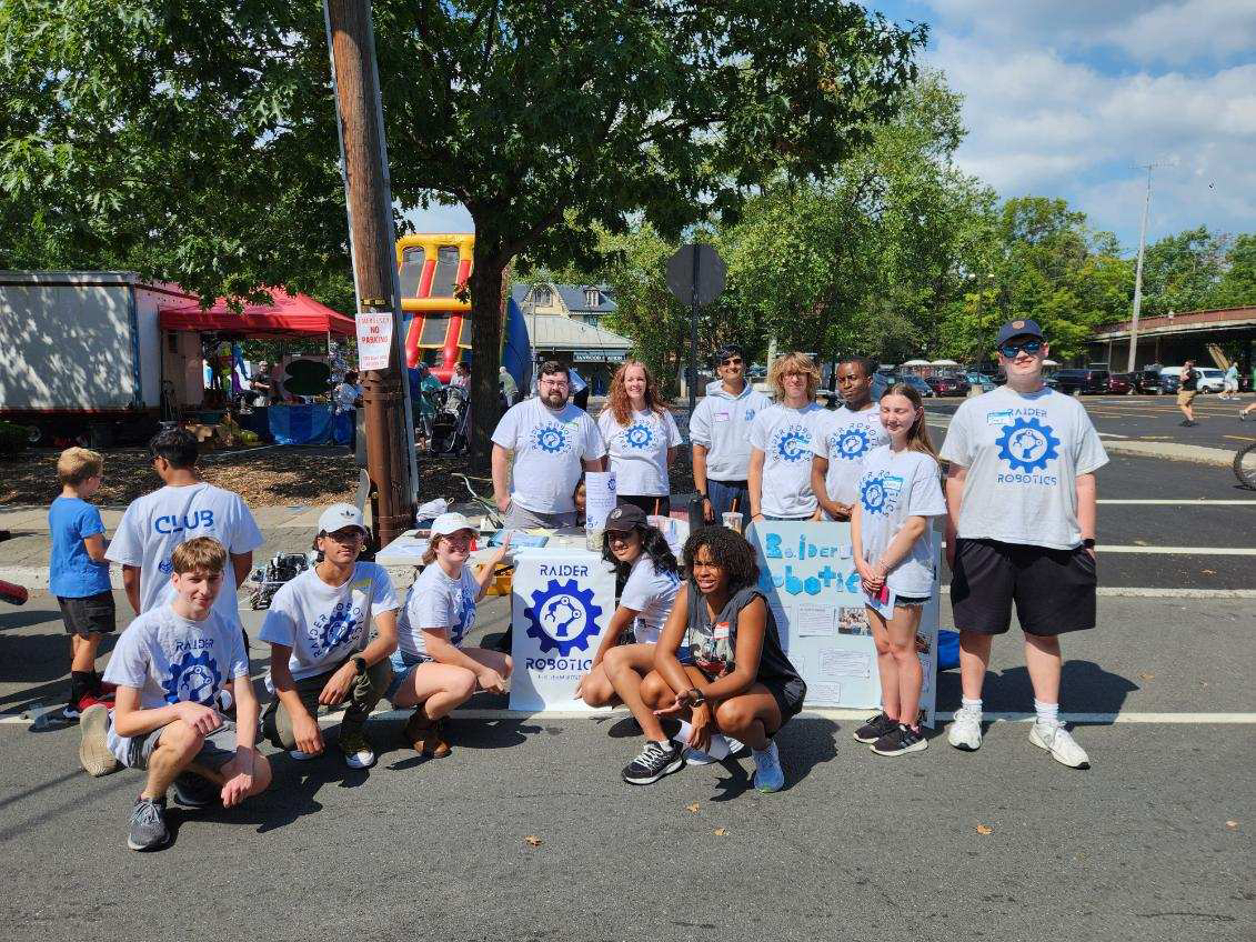 SPFHS members of the robotics club and members of the competition team promote robotics at Fannywood day. The robotics program gained traction over recent years at SPFHS.
