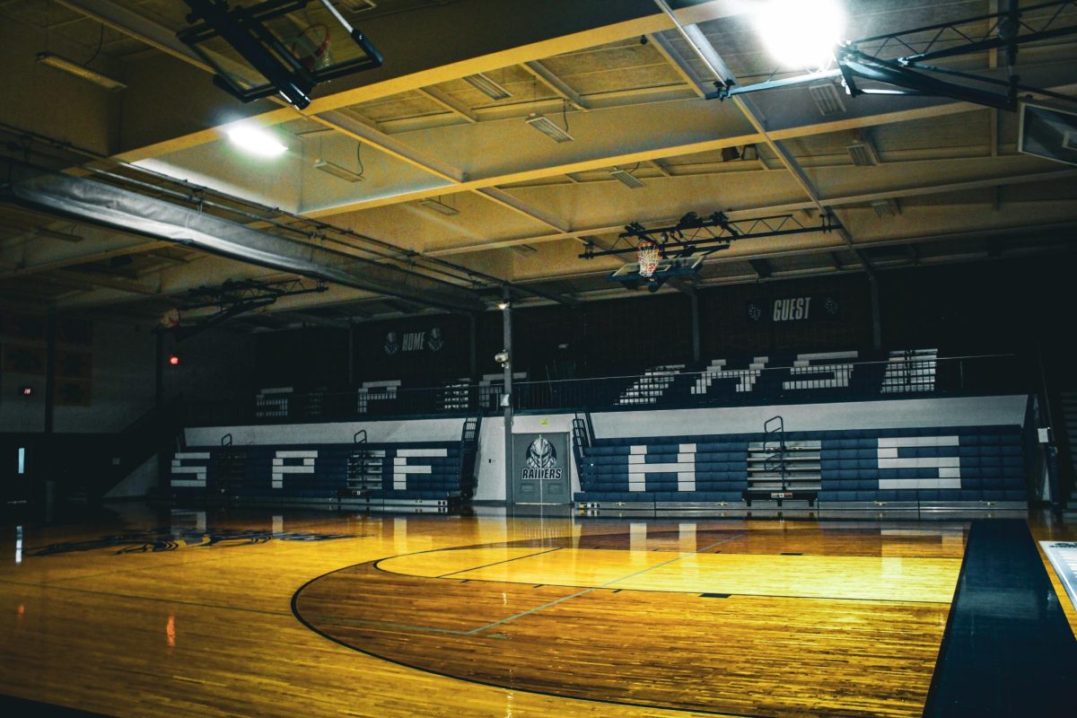 Scotch Plains-Fanwood High School prepares for the upcoming winter sports season with new bleachers for fans to enjoy sports like Volleyball, Basketball, and Wrestling in the New Gym.
