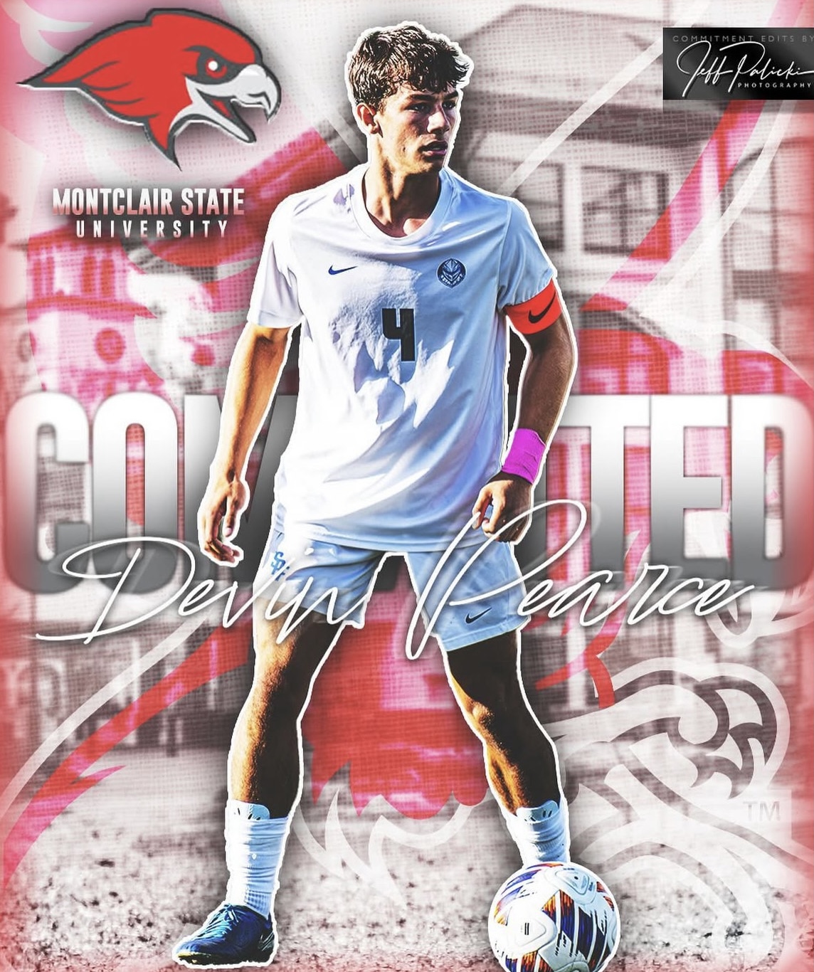 Senior Devin Pearce Announces Commitment to Montclair State University Soccer