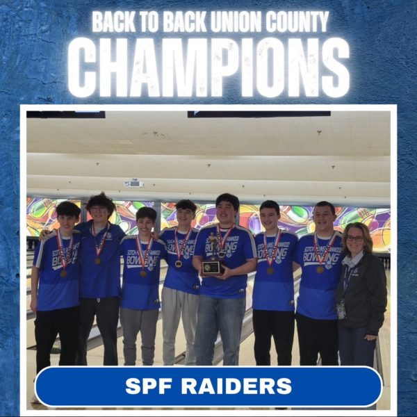 The Raider Bowling team captures their second consecutive Union County Tournament Championship. This championship marked the fifth in school history and first for new head coach Joanne Guarnuccio.