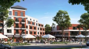 A proposed rendering of the Scotch Plains downtown area. Preparation efforts for the downtown redevelopment process have lasted nearly half of a decade. 