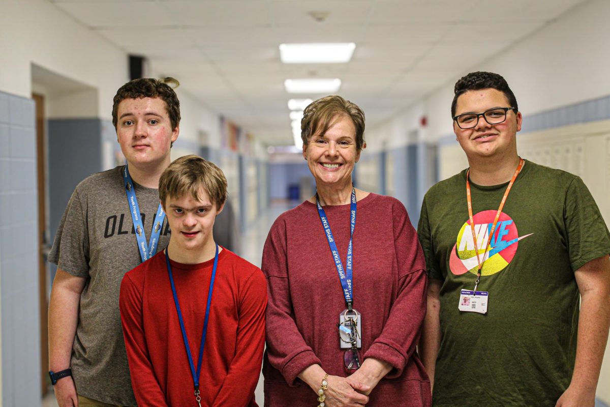 Mrs. Leone and her students on her last day teaching at SPFHS.
