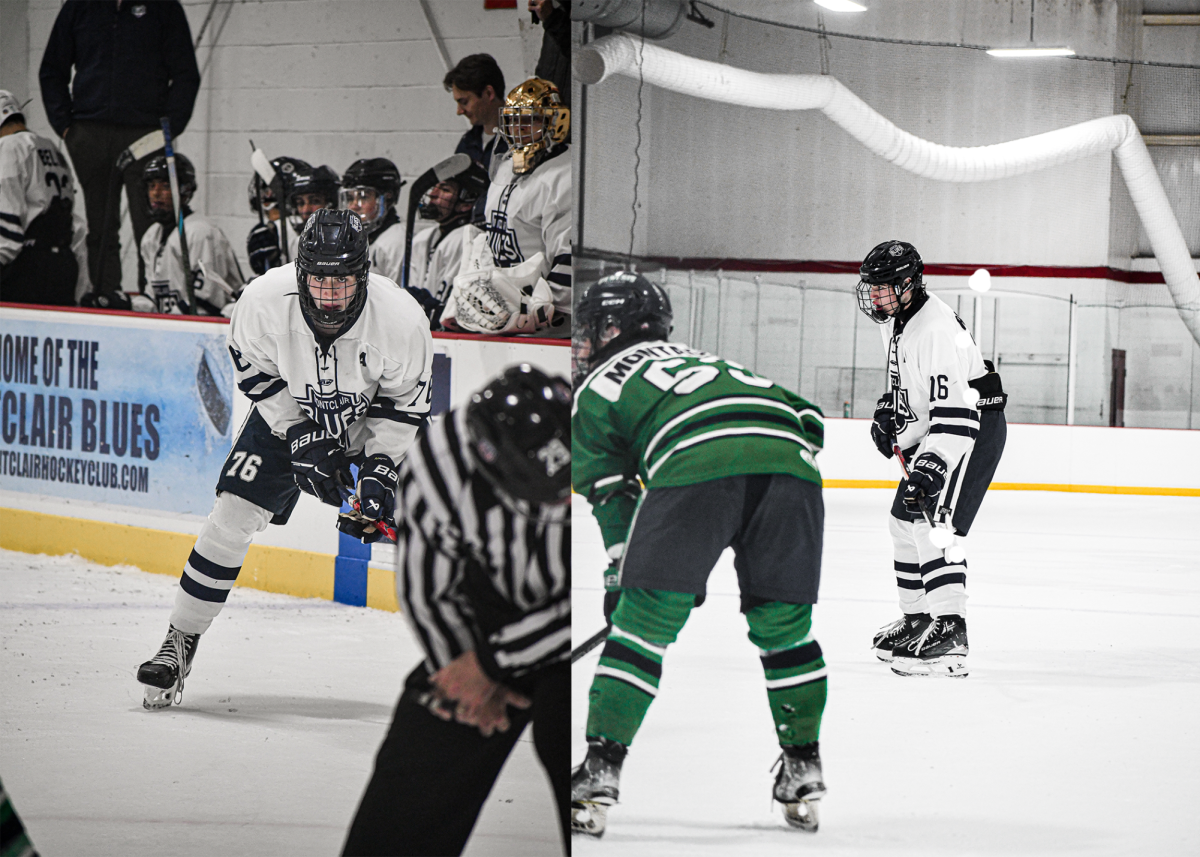 SPFHS senior Patrick Huszcza preparing for the upcoming high school hockey season.
