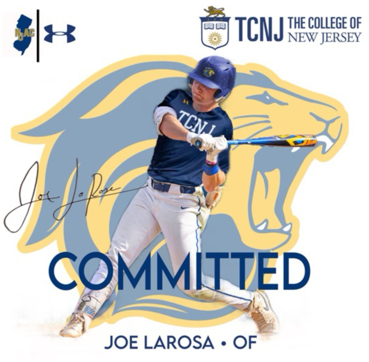 Senior Joe LaRosa Announces Commitment to The College of New Jersey Baseball