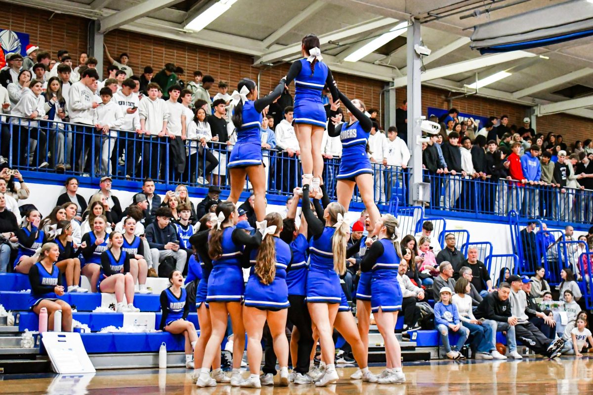 SPFHS Winter cheer in full swing. 

