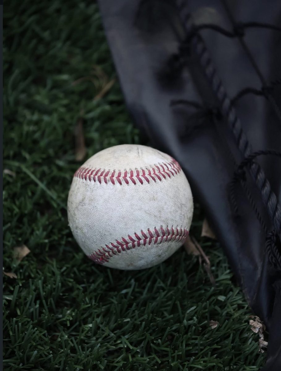 A foul ball lands just outside the field at the Scotch Plains Fanwood versus Oratory Prep game. The season is slowly reaching its end.