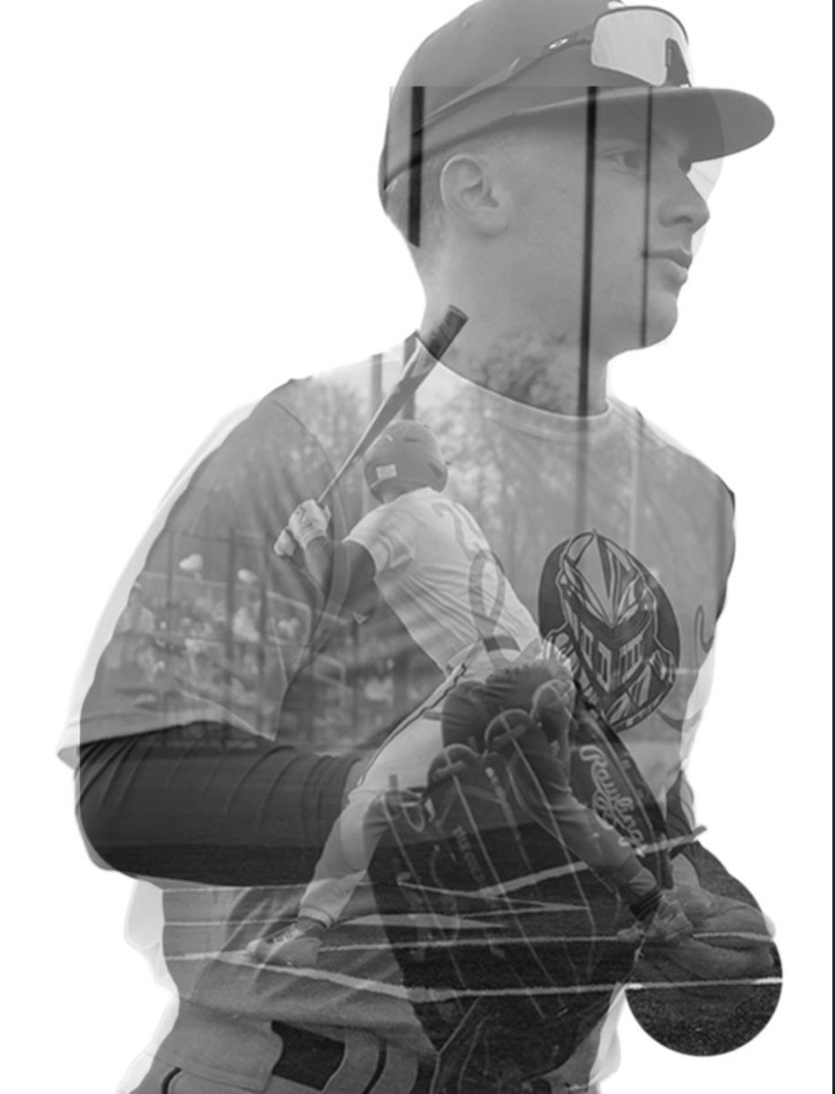 Number 24, TCNJ commit Joe LaRosa shown in the graphic in his game against Westfield. Exiting county run on the way for the raiders.